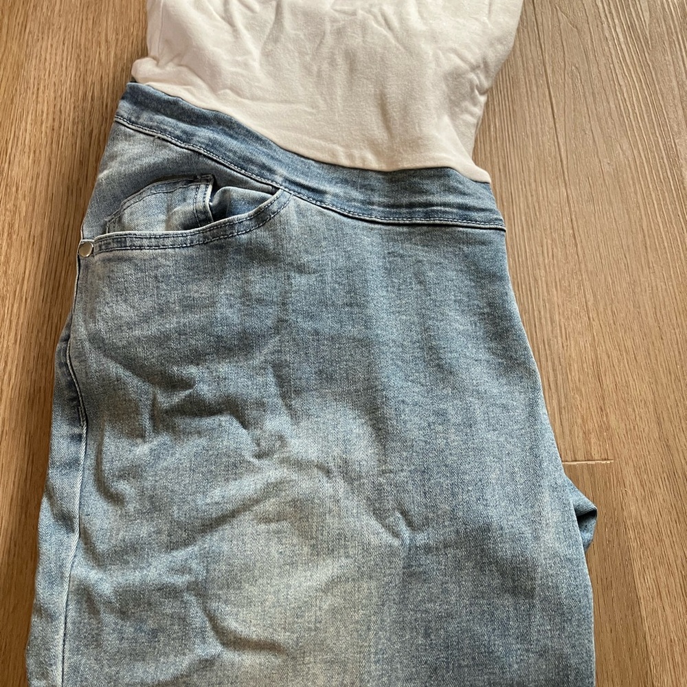 maternity Blue Jeans